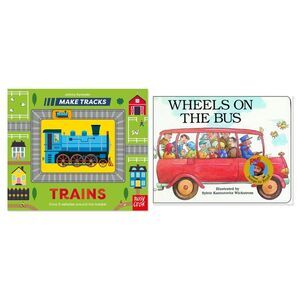 Transportation Fun 2-Book Interactive Collection for Young Readers